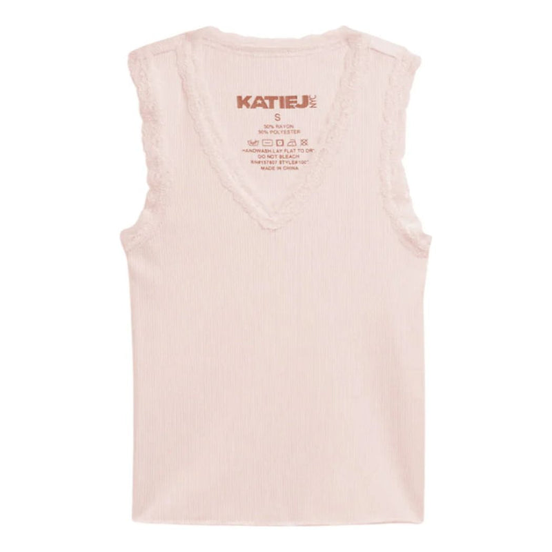 Katie J Rose Tank Petal Pink