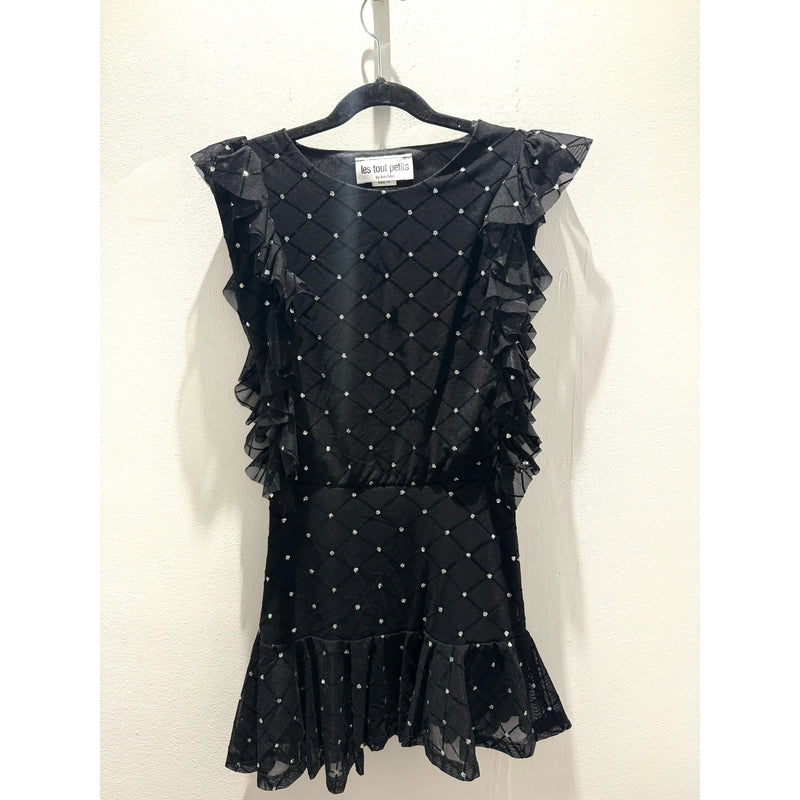 Les Tout Petits Black Diamond Assym Dress