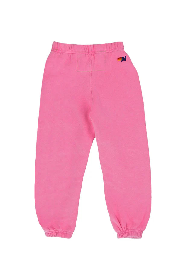 Aviator Nation Logo Sweatpants-Neon Pink