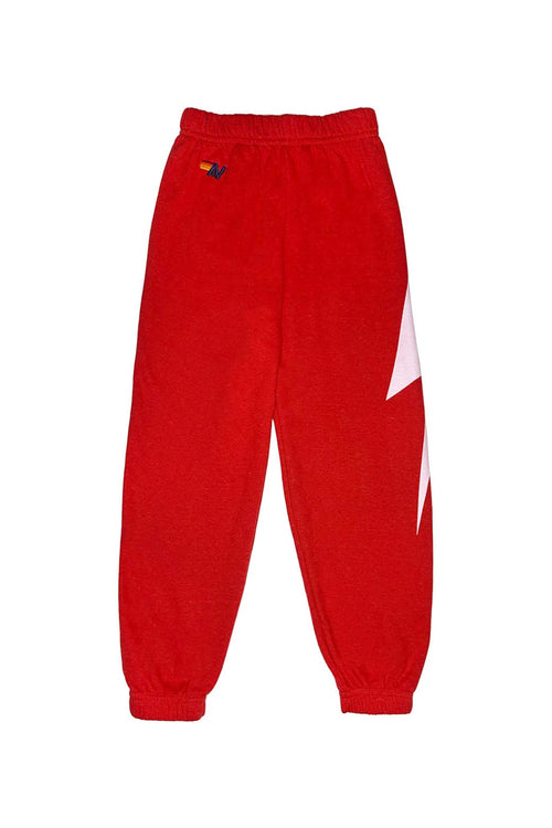 Aviator Nation Bolt Sweatpants-Red