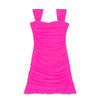 Katie J Joey Sweetheart Dress Hot Pink