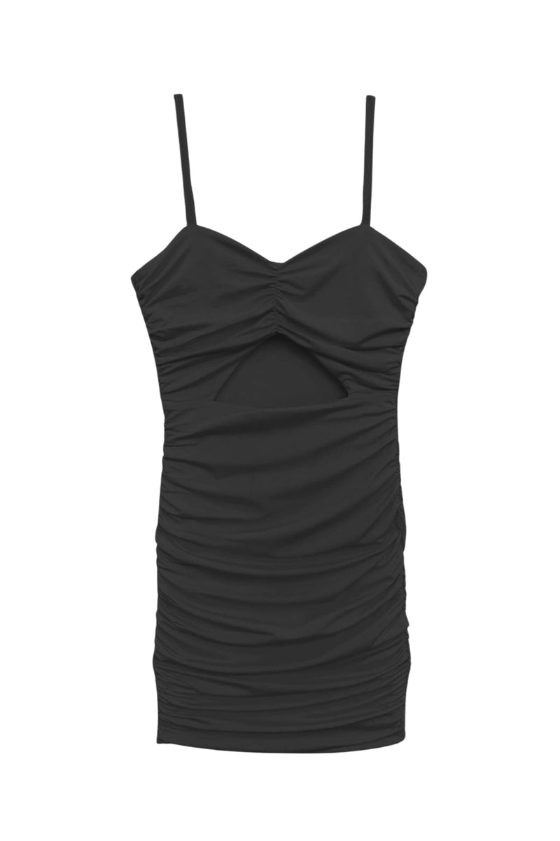 Katie J Alice Dress Black Shine